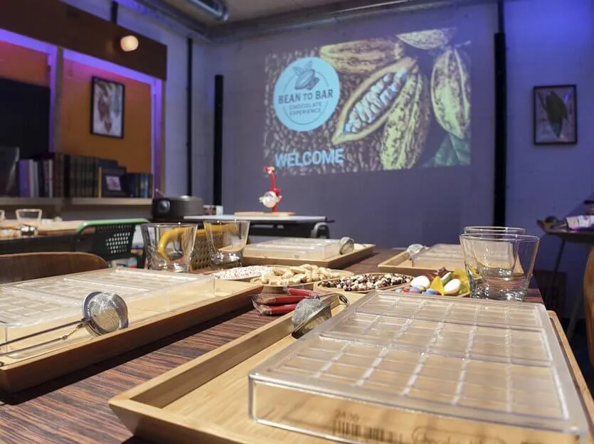 The Unusual venue — chocolate workshop location