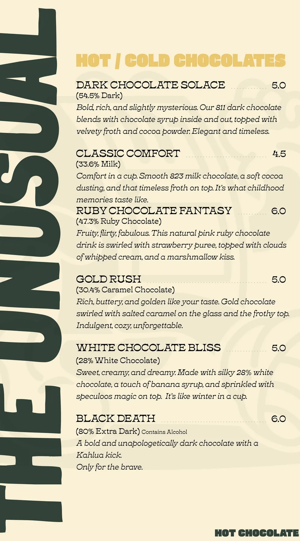 Hot Cocoa in Brussels at The Unusual Brussels