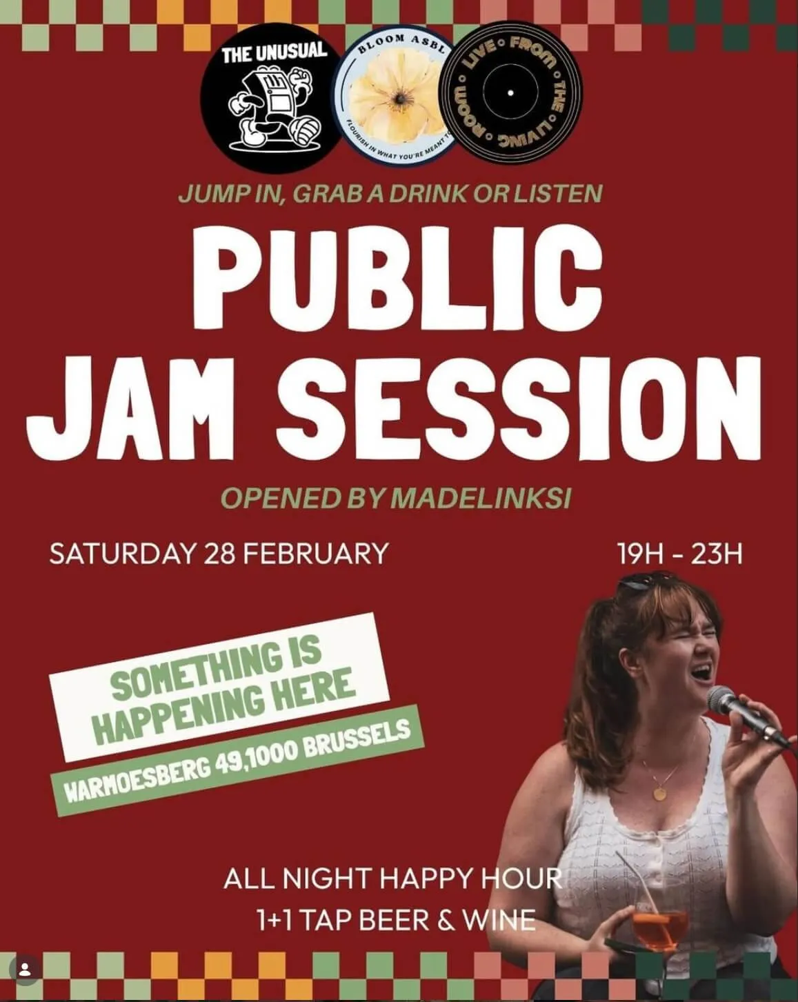 Live DJ in Brussels at The Unusual Brussels